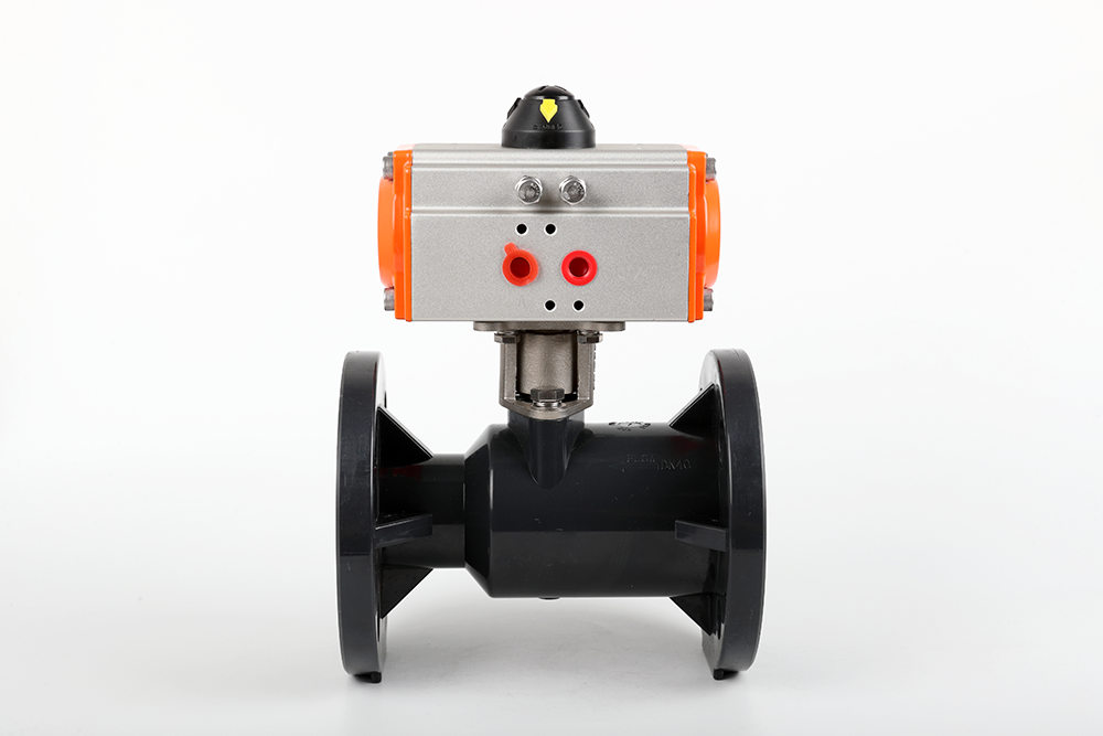 天坛街道气动法兰一体球阀